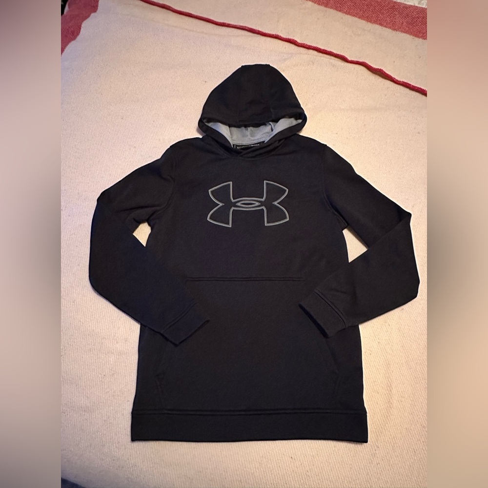 Under Armour Coldgear Size S Loose Hoodie Navy Blue